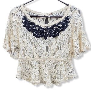 Free People Lace Top
